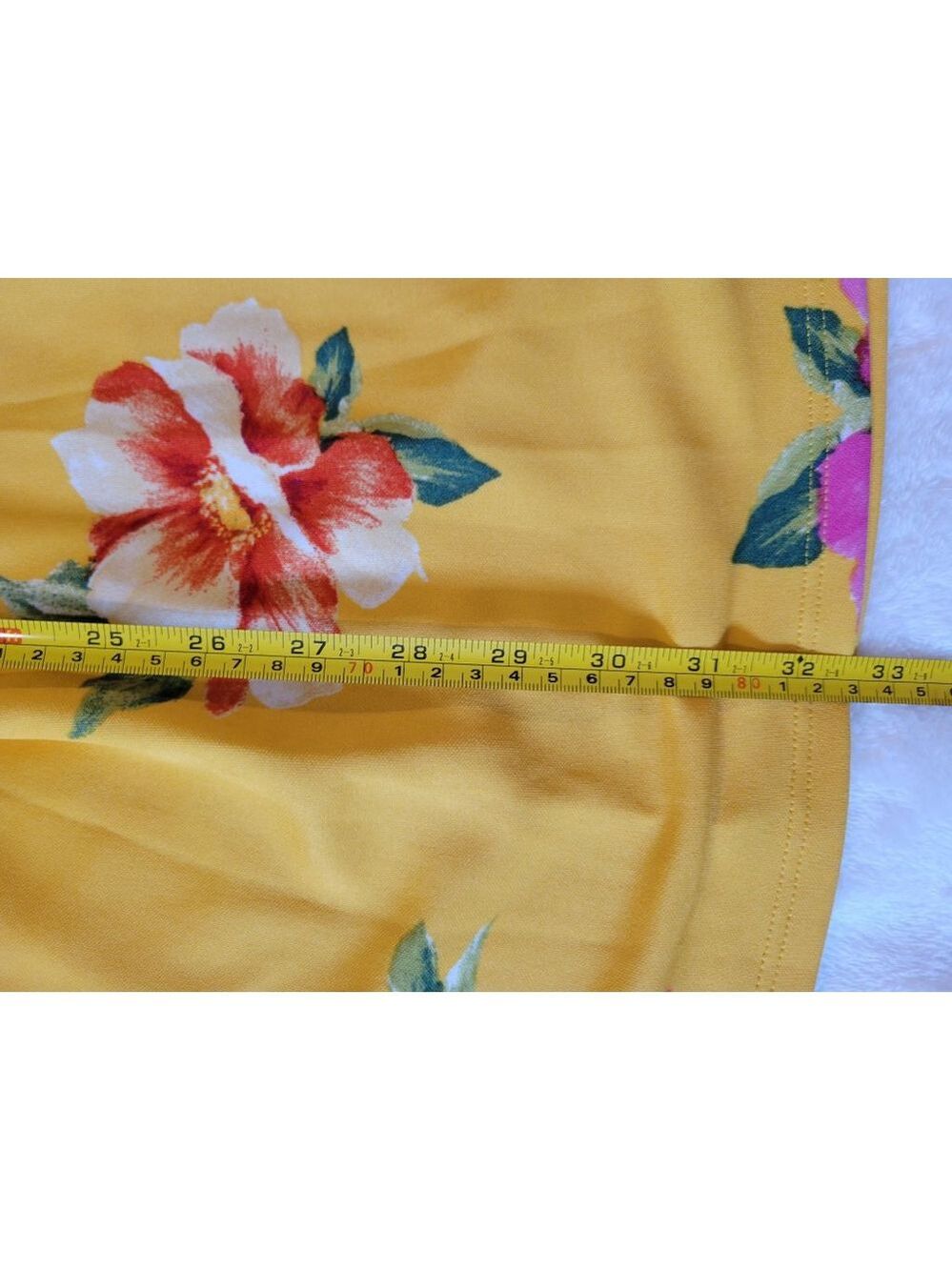 Juniors Soprano Dress Size M Yellow Floral - Picture 7 of 8